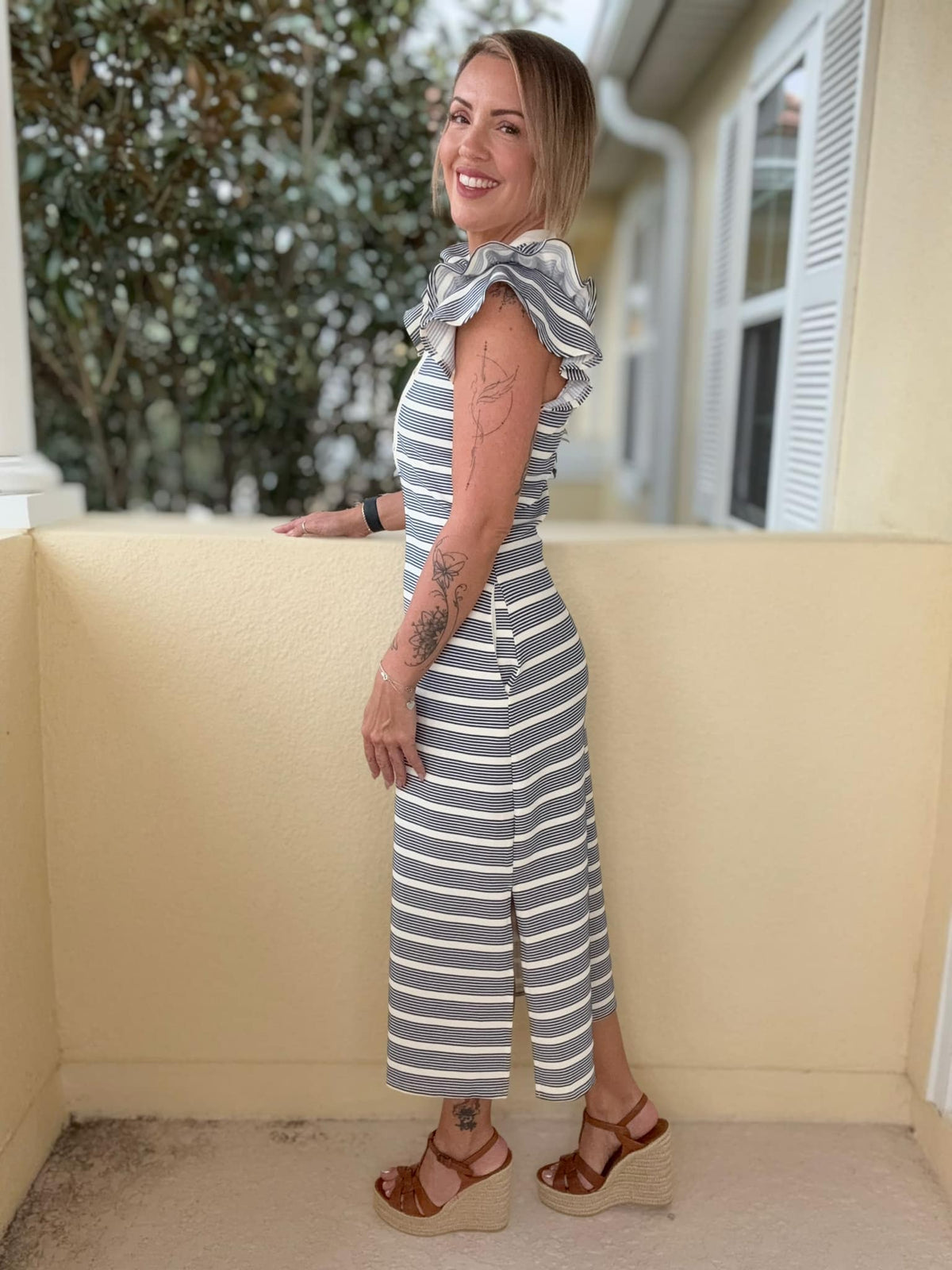 Seaside Stroll Midi Dress