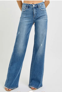 RISEN Tummy Control Wide Leg Jean