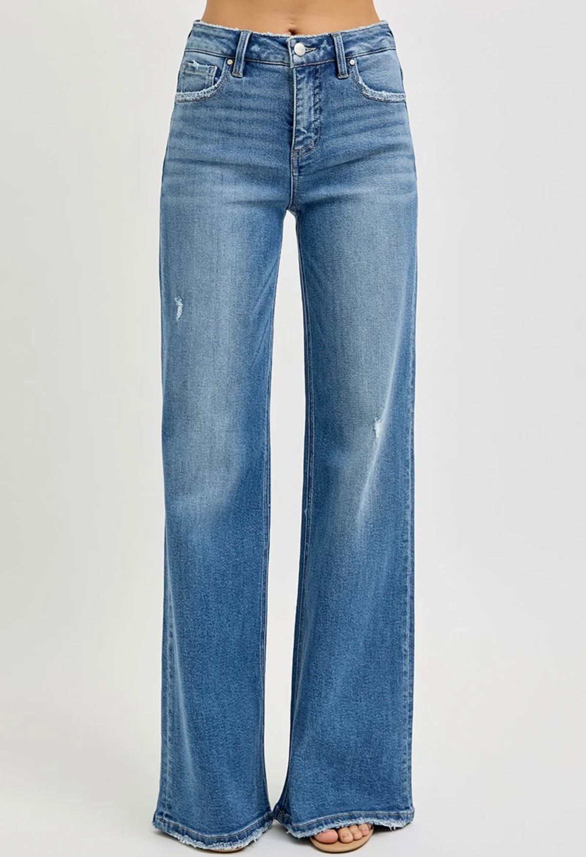 RISEN Tummy Control Wide Leg Jean