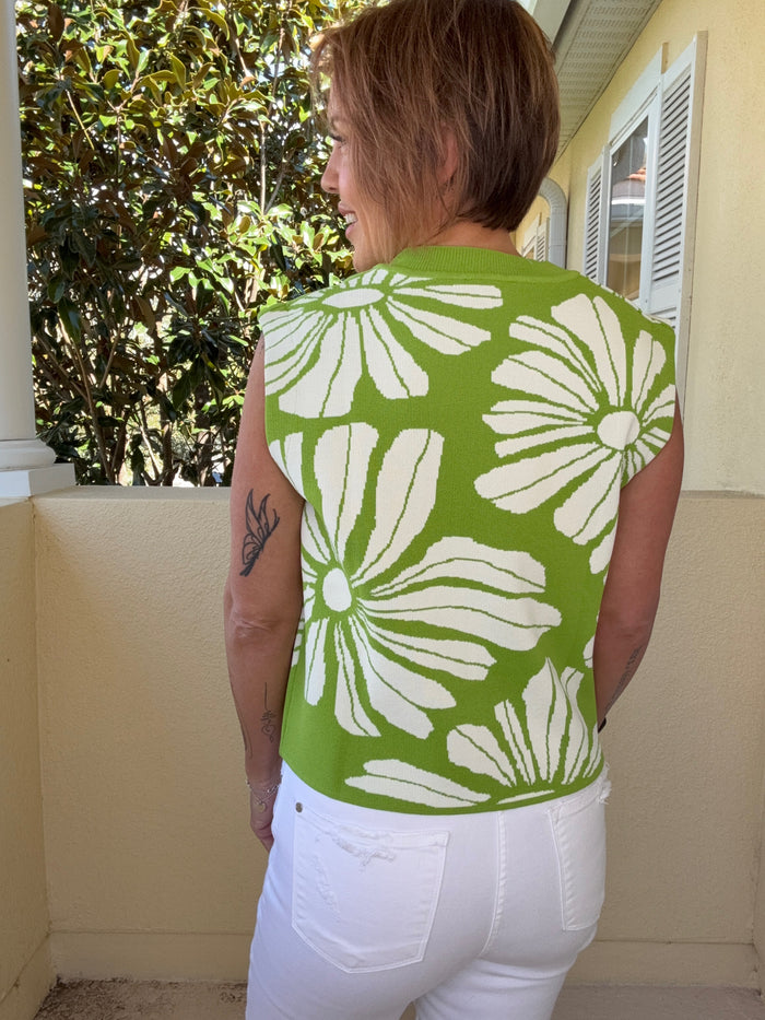 Lime In The Palms Sweater