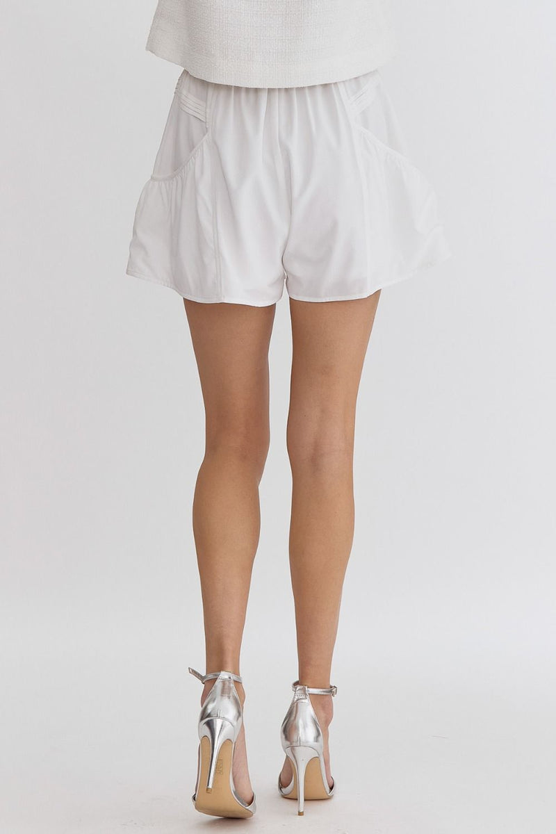 Moment In Play Shorts - White