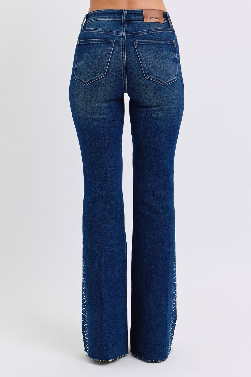 Judy Blue Embellished Flare Jeans