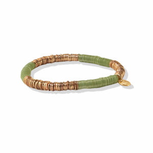 Ink + Alloy Mint Gold Sequin Stretch Bracelet