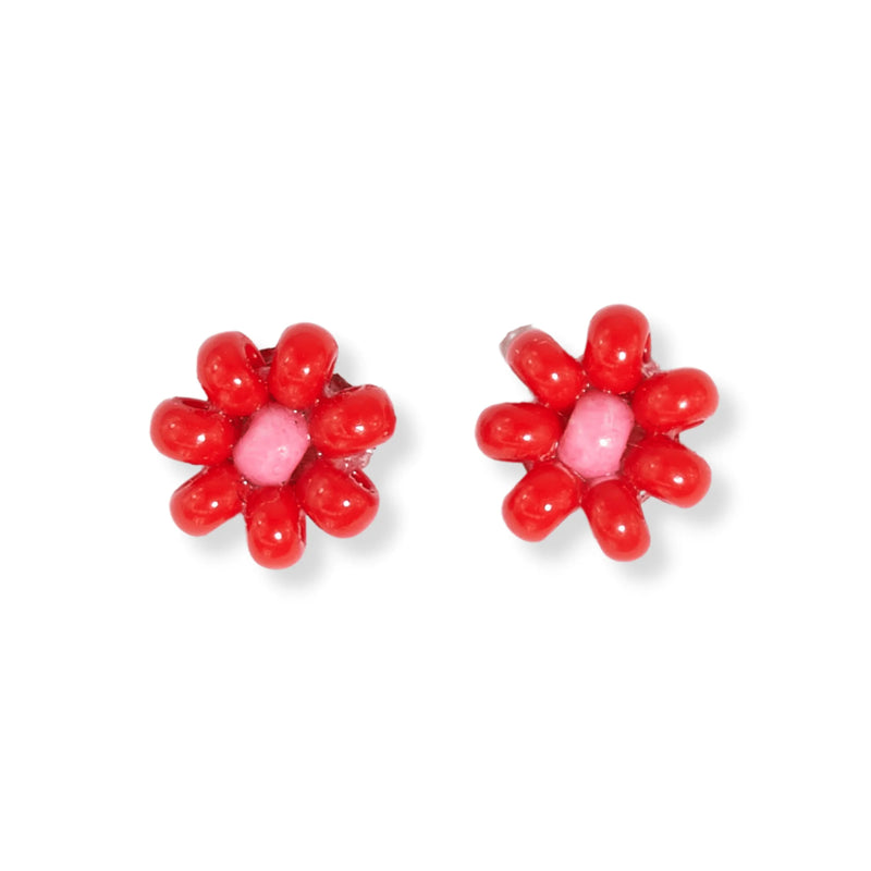 Ink + Alloy Daisy Two Color Beaded Earring - 3 colors